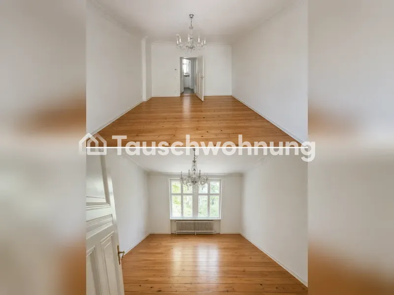 Tauschwohnung: Tausche: 1-Zimmer-Altbauwohnung 3-Zimmer Wohnung mit Balkon — photo 1